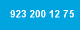 923 200 12 75
